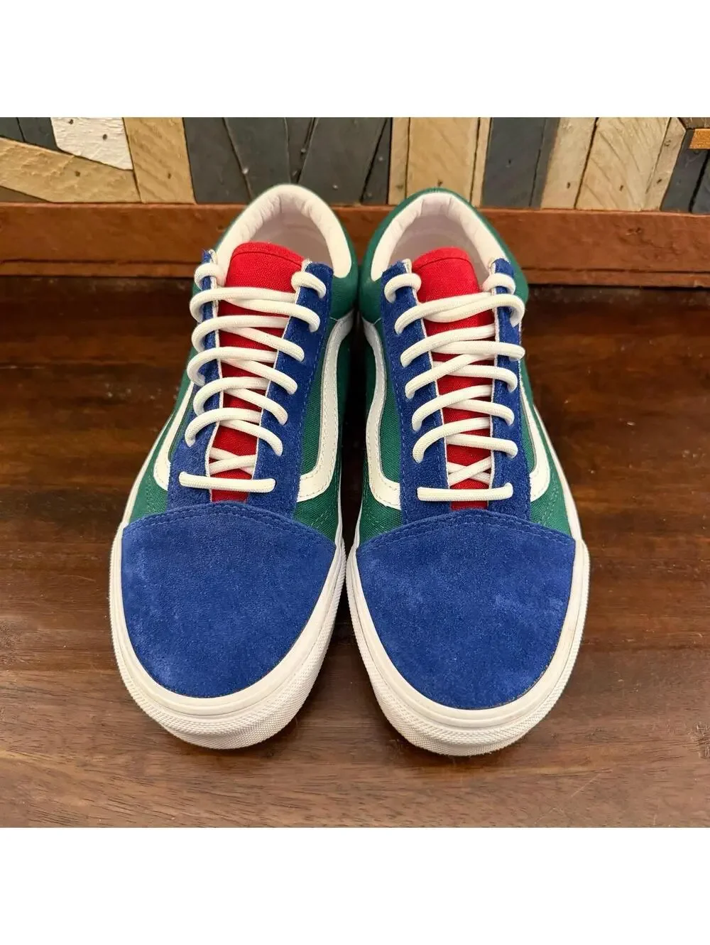 Vans Old Skool Yacht Club - Colorblock Suede/Canvas Sneakers Men 5.5 Women 7
